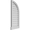 Ekena Millwork Quarter Round Top Right Surface Mount PVC Gable Vent w/ 2"W x 2"P Brickmould Sill Frame, 16"W x 38"H GVPQR16X3803SN - alternate 4